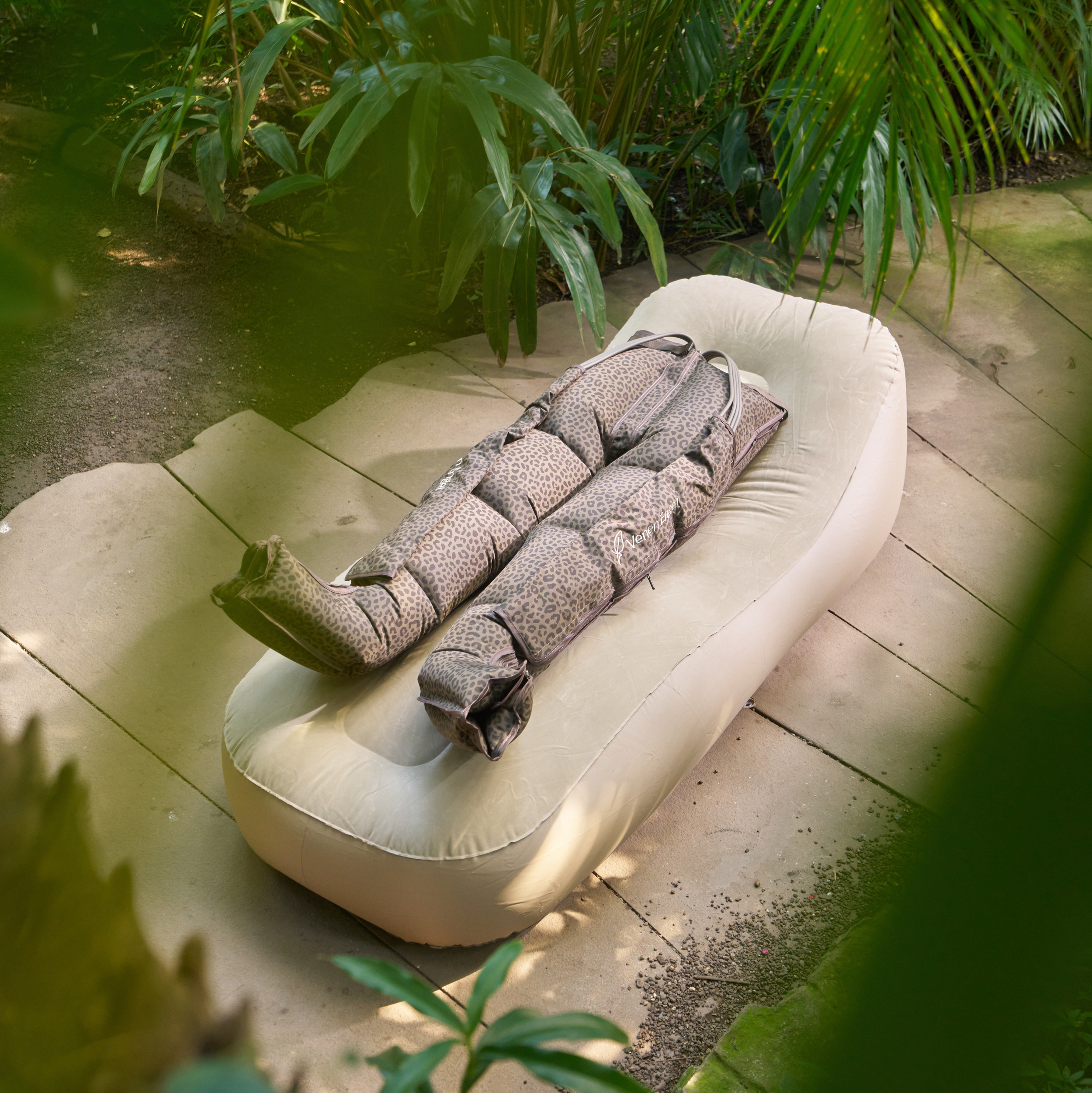 Venen Engel Plus Leo Edition pressoterapia 4 camere leopardo