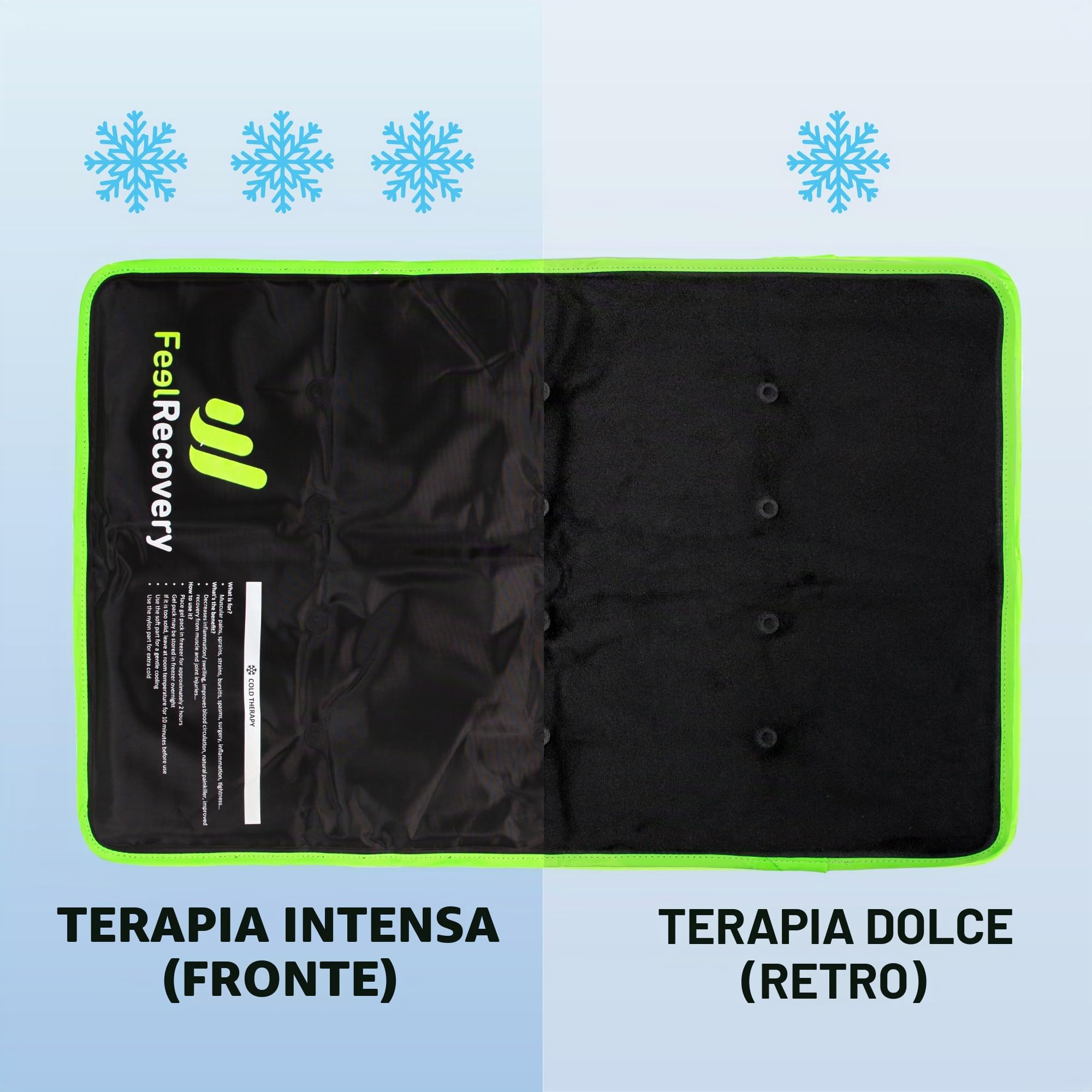 Feel Recovery Impacco Ghiaccio Extra Grande Gel 60x38