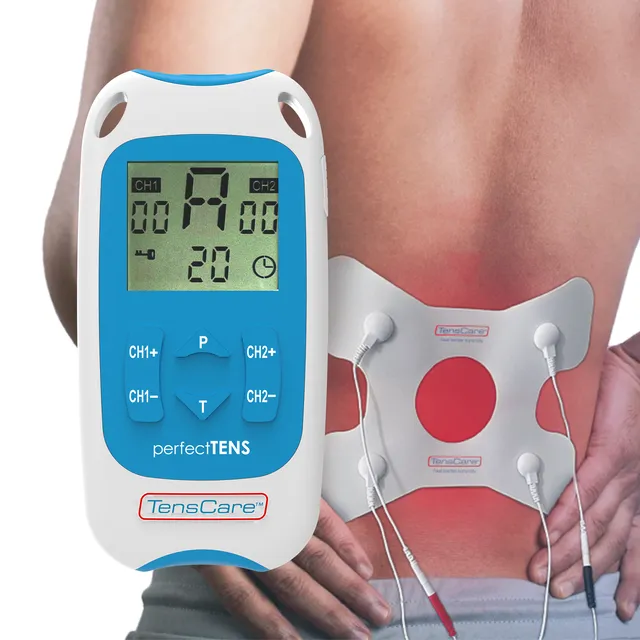 TensCare Perfect TENS elettrostimolatore dolore con elettrodi schiena