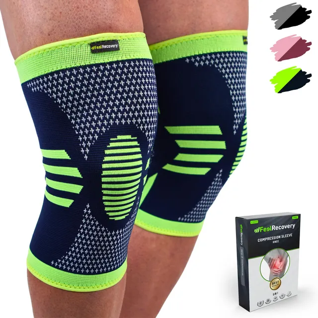 Feel Recovery Ginocchiera Compressione Verde XL