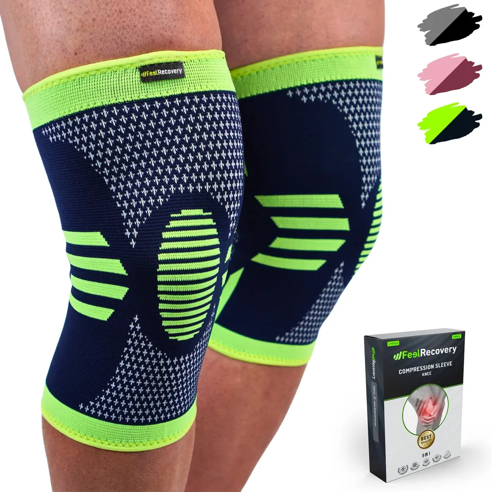 Feel Recovery Ginocchiera Compressione Verde XL
