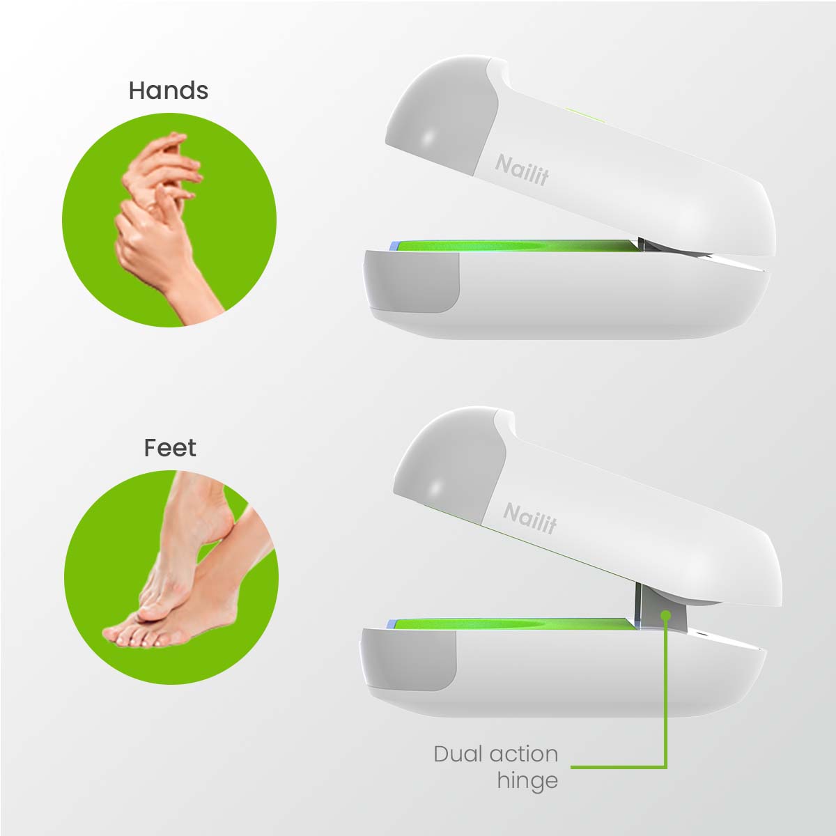 TensCare Nailit dispositivo laser unghie 7 minuti USB
