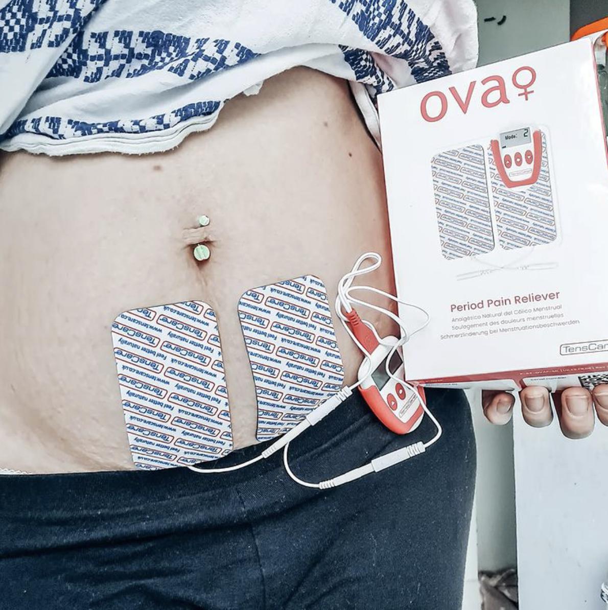 TensCare Ova+ elettrostimolatore ciclo dolore mestruale bundle