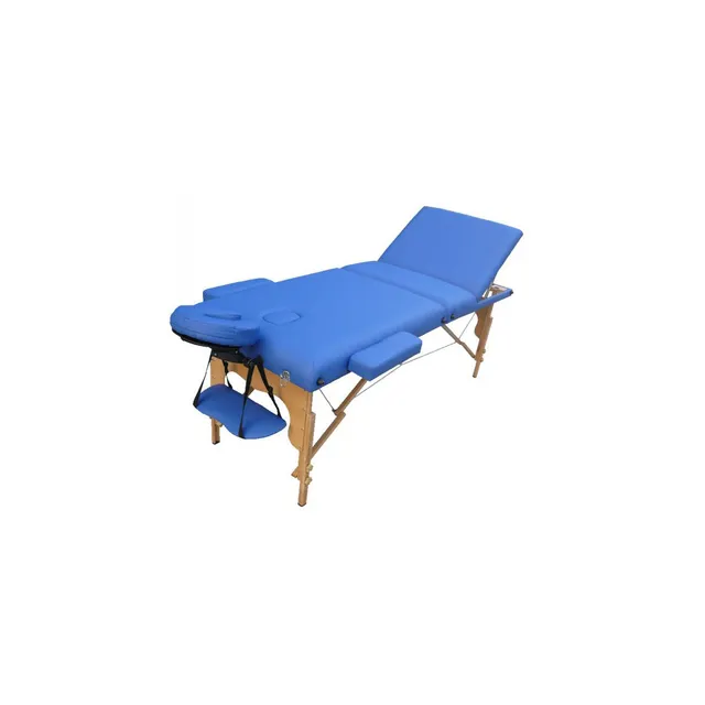 NewAge Nettuno Lettino Massaggi Portatile Legno Ciliegio Valigia