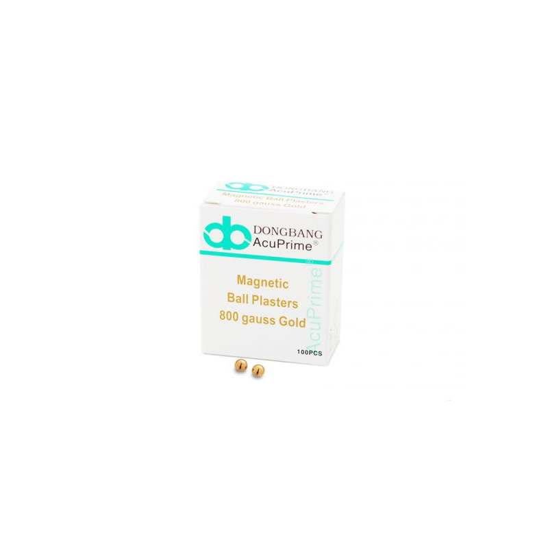Fiziosan Perline Magnetiche Dorate auricoloterapia 100 pezzi